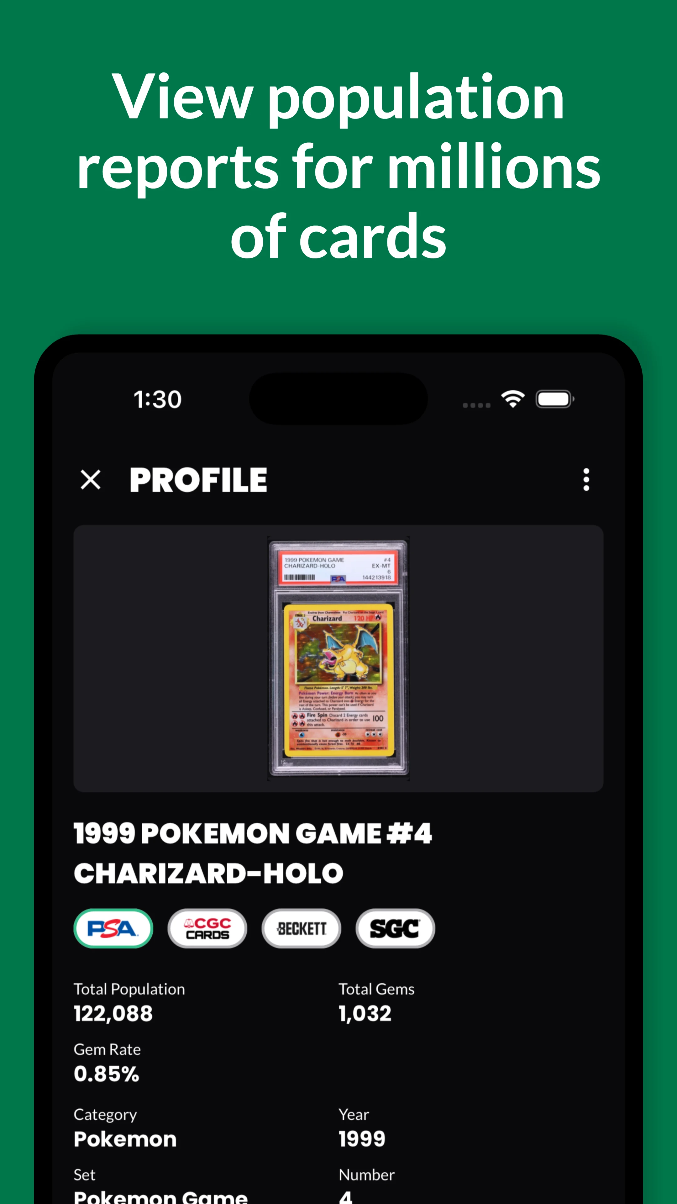 Card Ladder screenshot